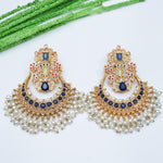 Load image into Gallery viewer, Navrattan Noor Earring
