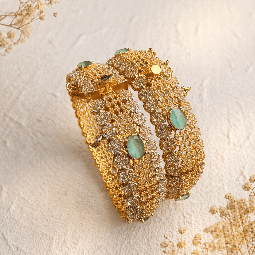 Flora Jewel Bangles - Riwaaj