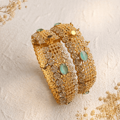 Flora Jewel Bangles - Riwaaj