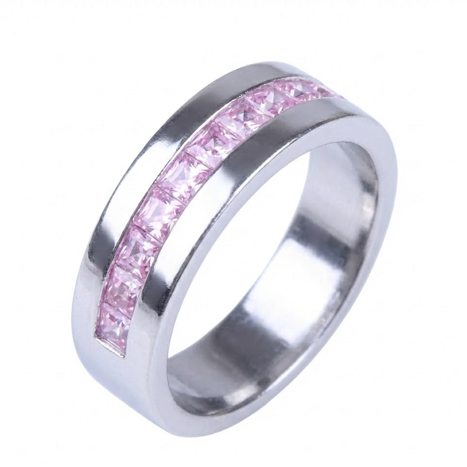 Platinum Challa Ring - Two-Tone Silver  Plated Statement Ring