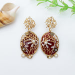 Load image into Gallery viewer, Golden Vines Earrings
