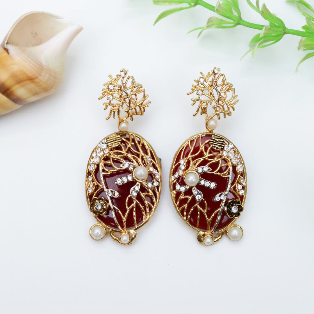 Golden Vines Earrings