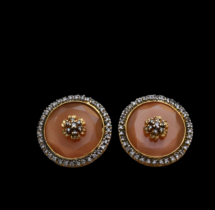 Precious Gemstone Studs