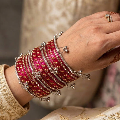 Kashmiri Ghungroo & Red Glass Chooriyan - Riwaaj
