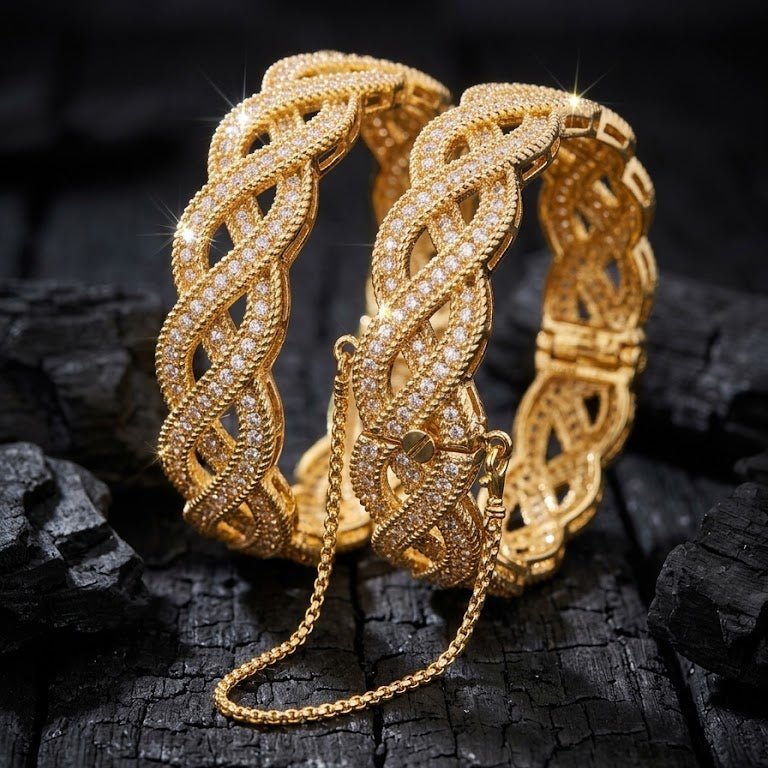 Divine Radiance Openable Bangle - Riwaaj