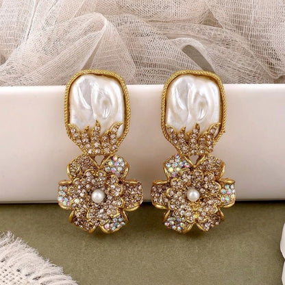 Mother of Pearl Mosaic Blossom Drops - Riwaaj