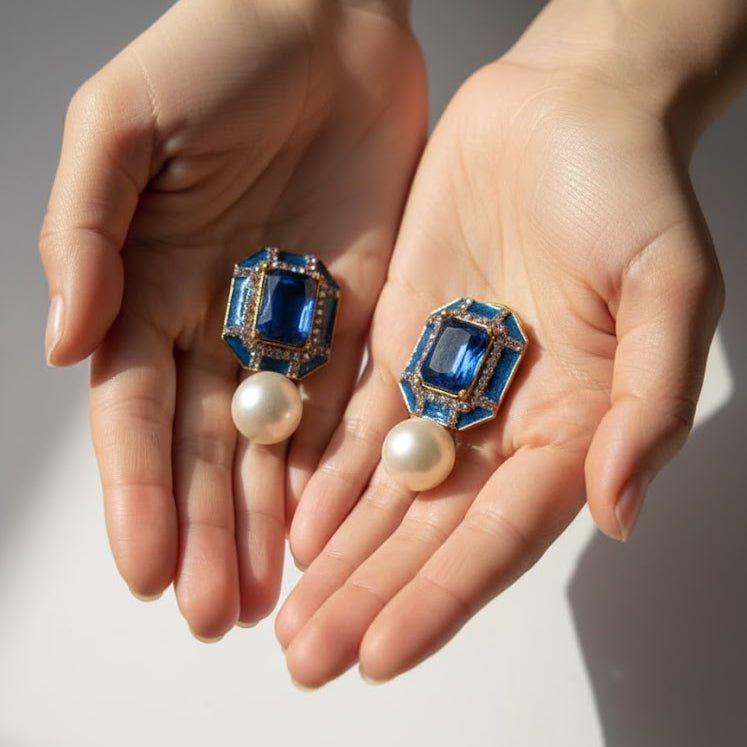 Sadaf Glow Studs - Riwaaj