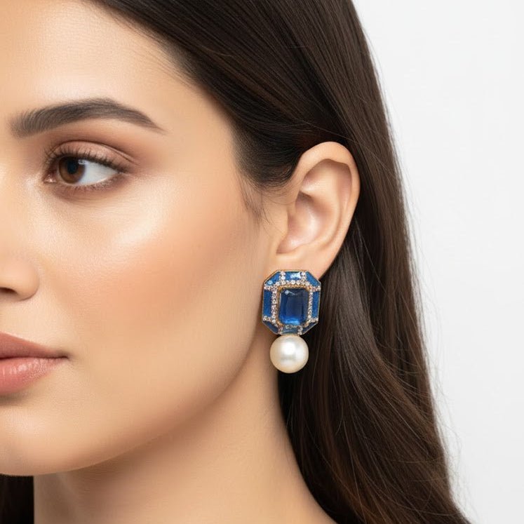 Sadaf Glow Studs - Riwaaj