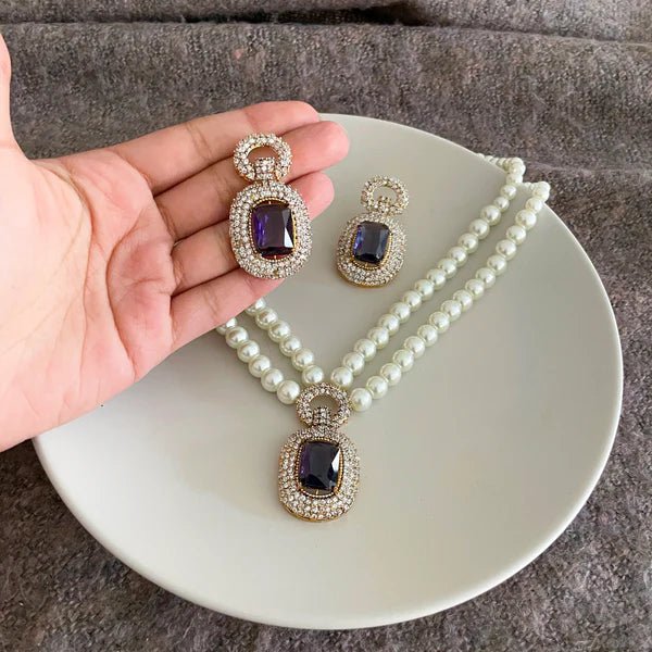 Dur - e - Husun Necklace Set - Riwaaj