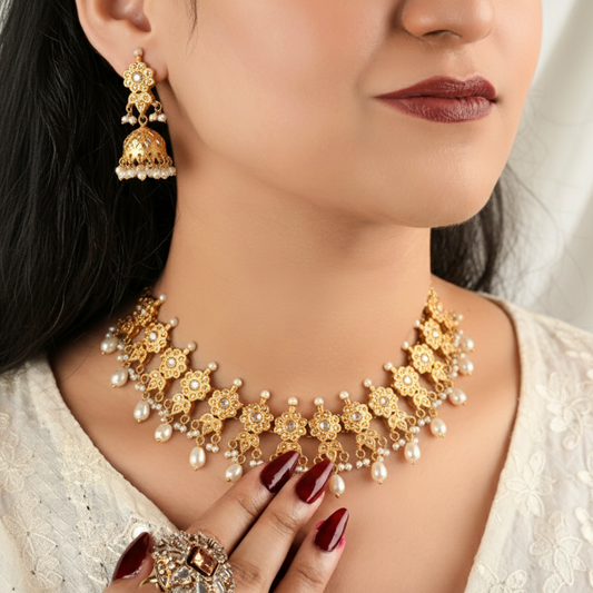 Zeenat Royal Kundan Set