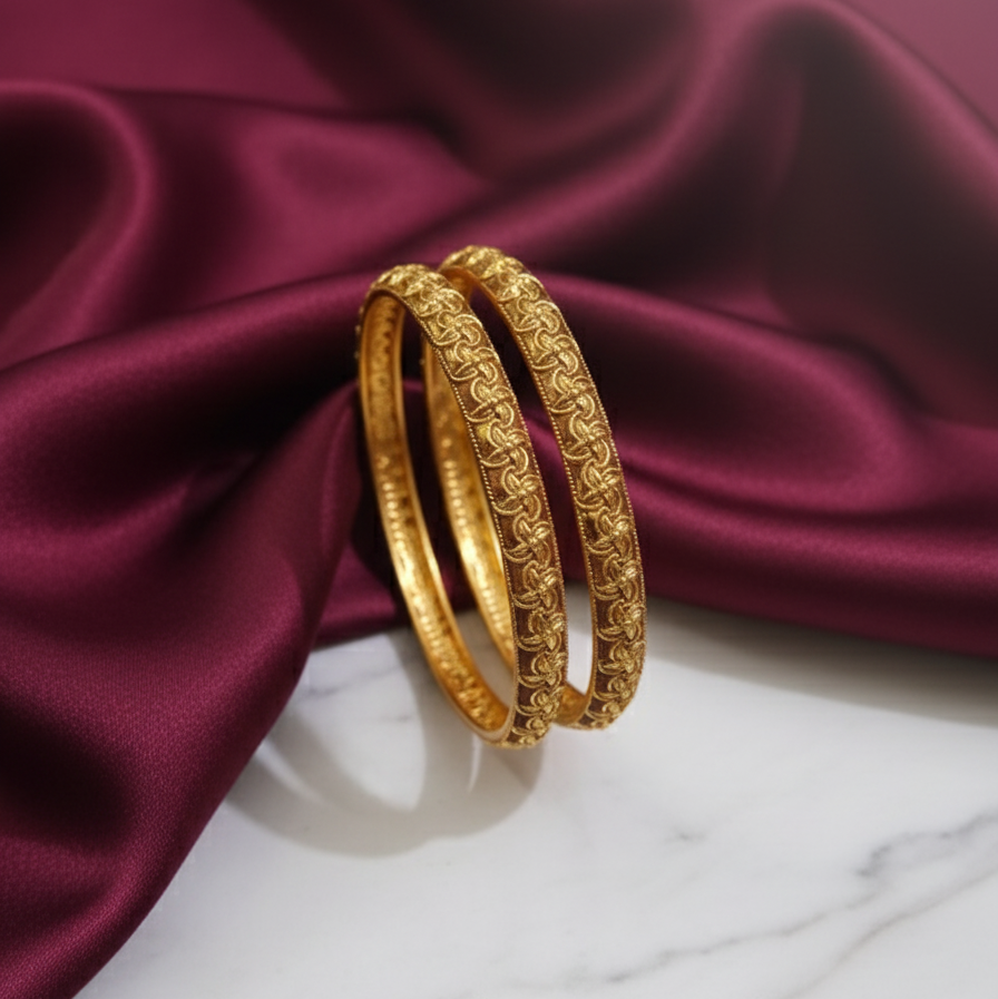 Sitara Rajwari Gold Plated Bangles