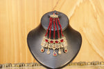 Load image into Gallery viewer, Mahroze Ruby Kundan Set

