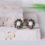 Load image into Gallery viewer, AD Zircons Studs Multi
