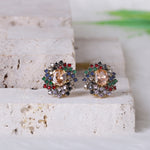 Load image into Gallery viewer, AD Zircons Studs Multi

