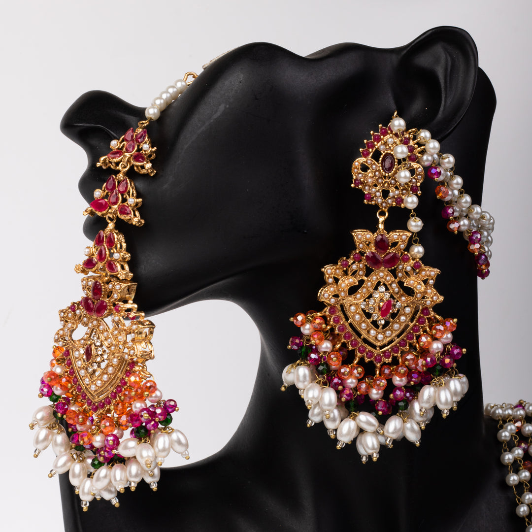 Gulzar Earring with Teeka