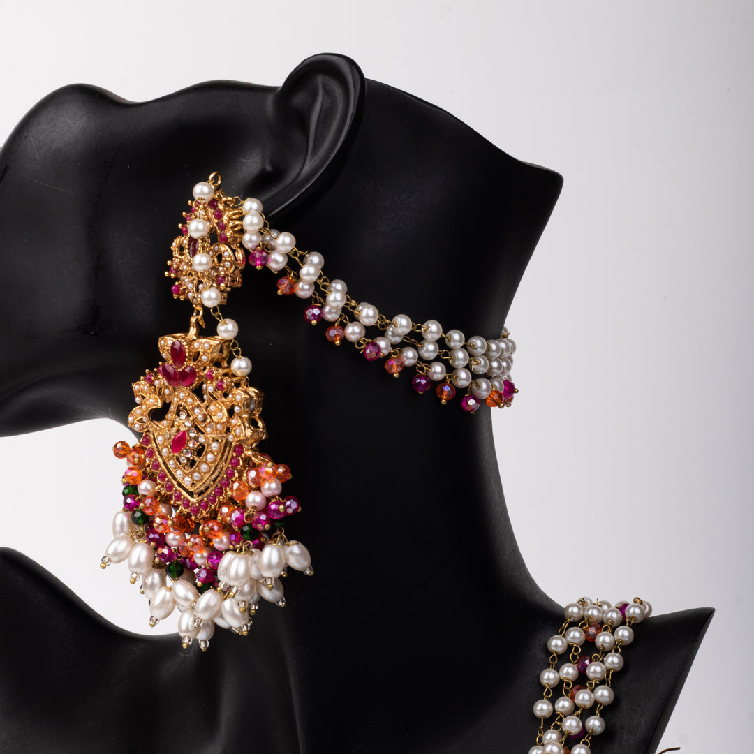 Gulzar Earring with Teeka
