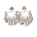 Load image into Gallery viewer, Designer-Crafted Half-Cut Peacock Earrings
