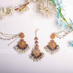 Load image into Gallery viewer, Gulzar Earring with Teeka
