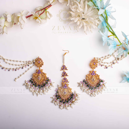 Gulzar Earring with Teeka