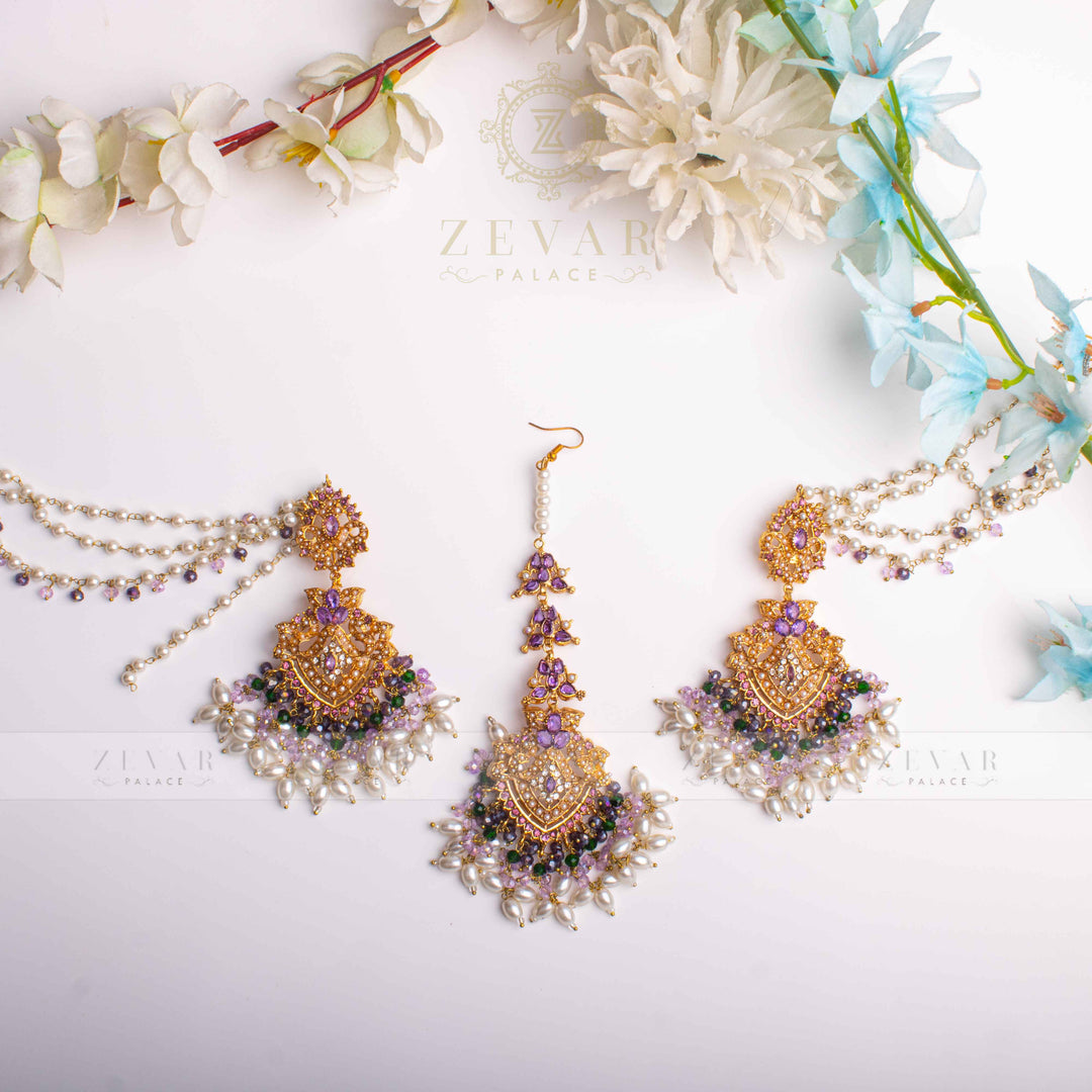 Gulzar Earring with Teeka