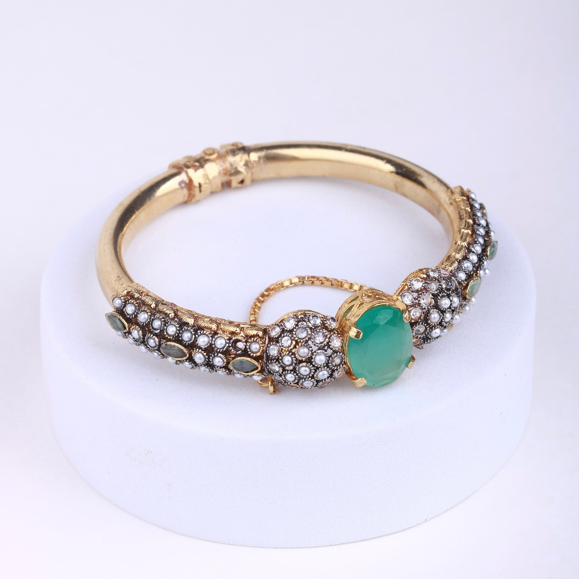 The Zirca Twilight Glow Openable Bangle - Riwaaj