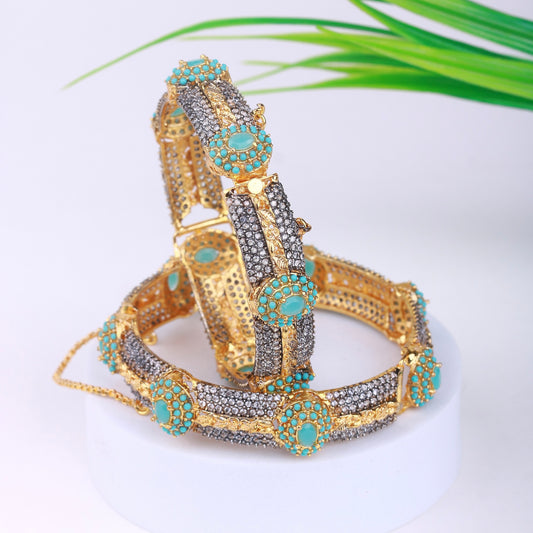 Multicolor Majesty Zircon Bangles