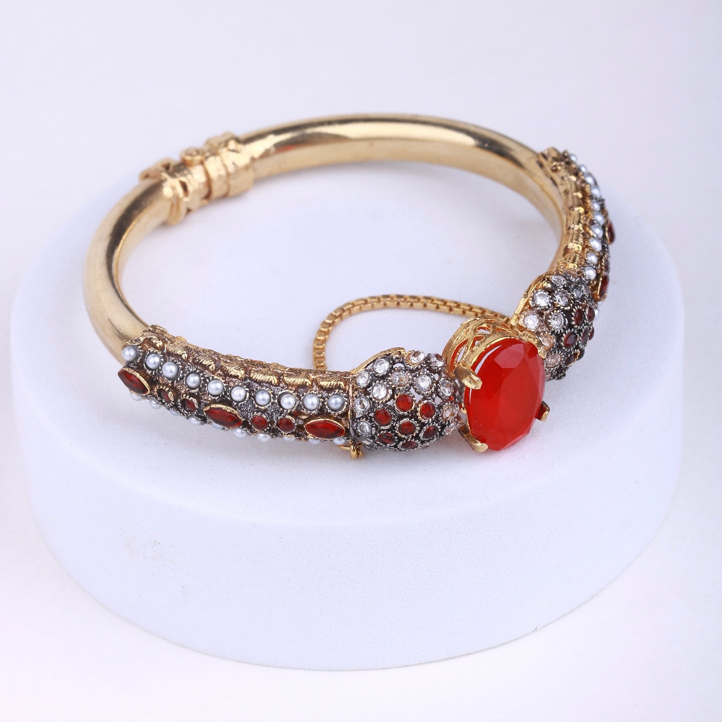 The Zirca Twilight Glow Openable Bangle - Riwaaj