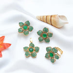 Load image into Gallery viewer, Pearl Navratan Locket Set
