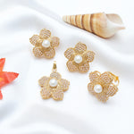 Load image into Gallery viewer, Pearl Navratan Locket Set
