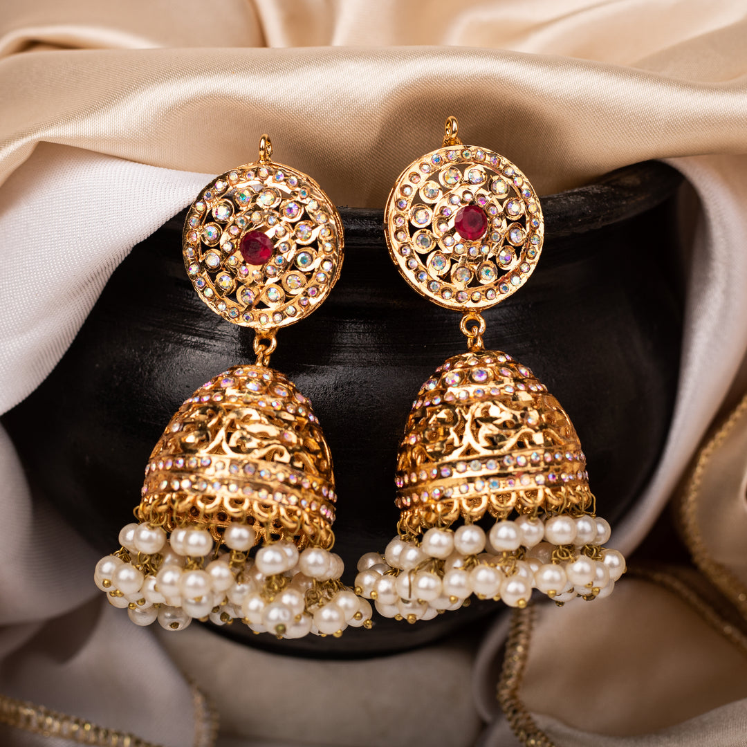 Shahi Pearl Jhumka