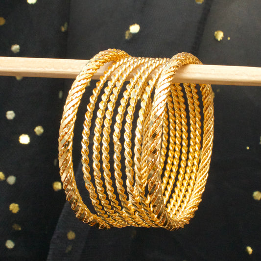 Gold Plated Golden Bangle