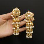 Load image into Gallery viewer, Sitara Shine Jhumkas

