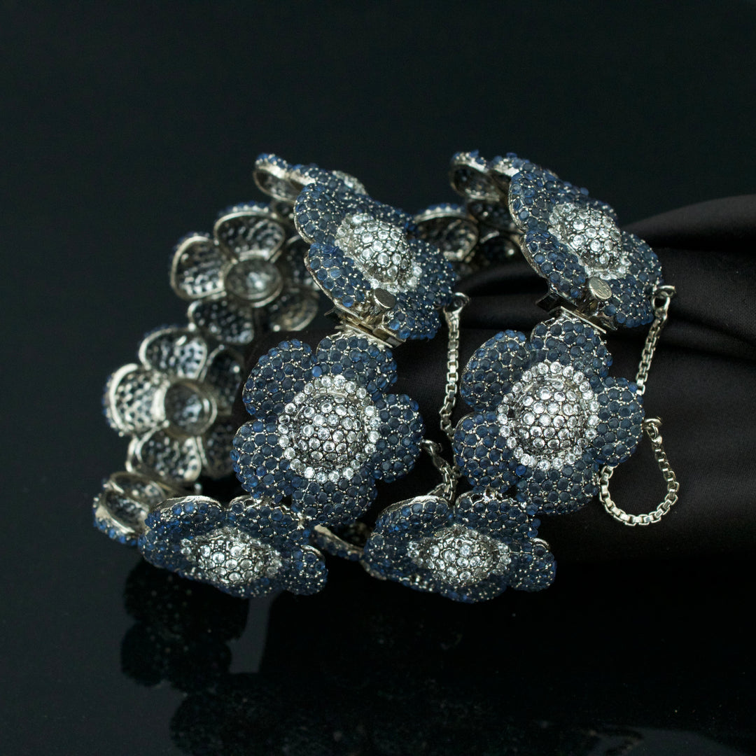 Real Elegant Zirconia Bangles