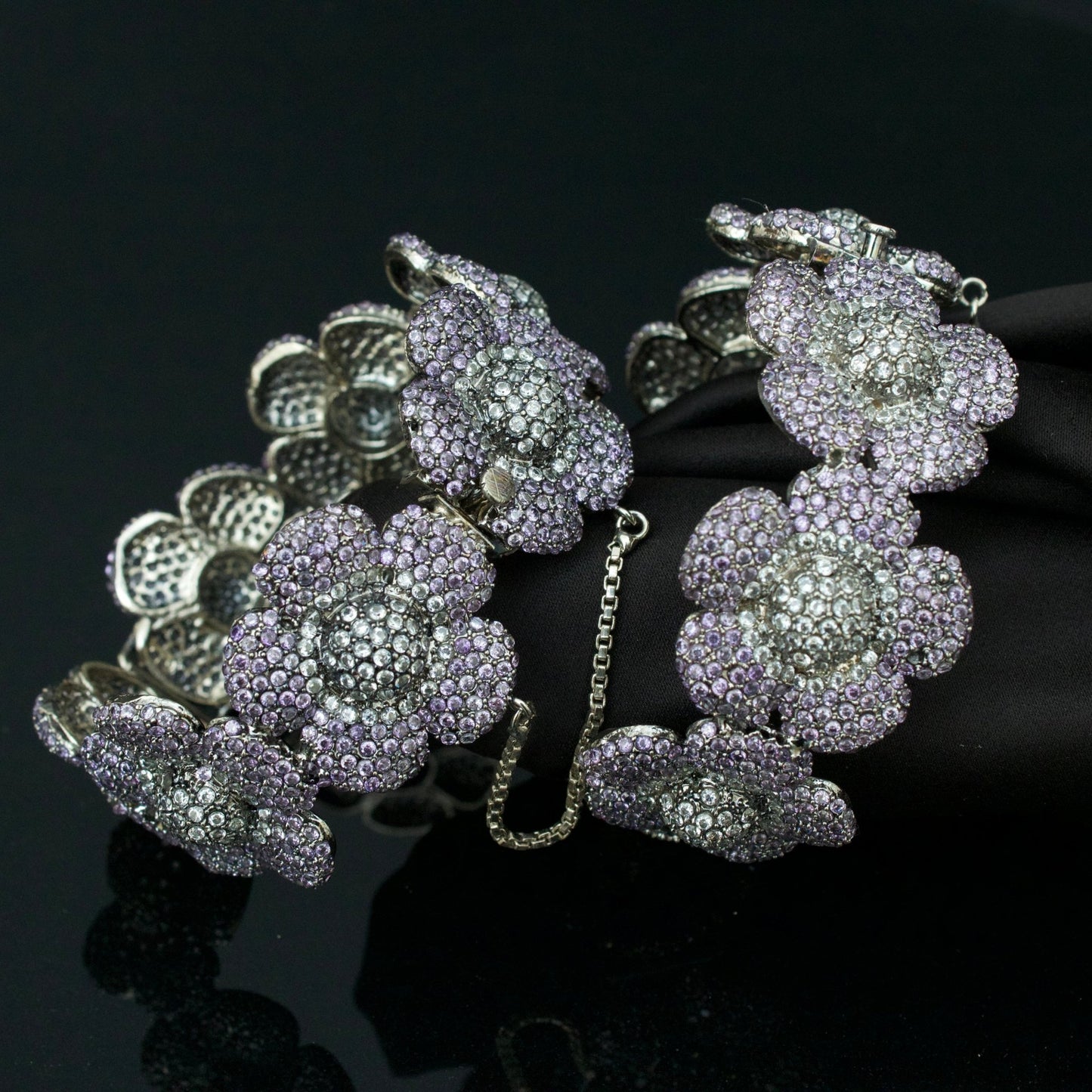 Real Elegant Zirconia Bangles - Riwaaj