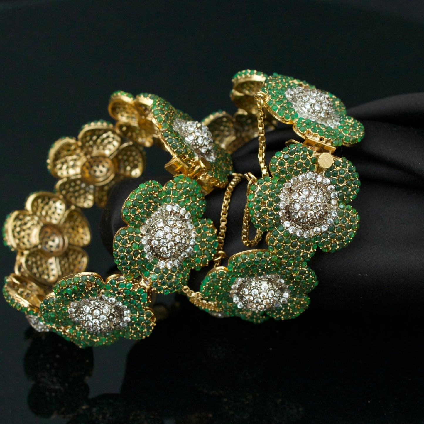 Real Elegant Zirconia Bangles - Riwaaj