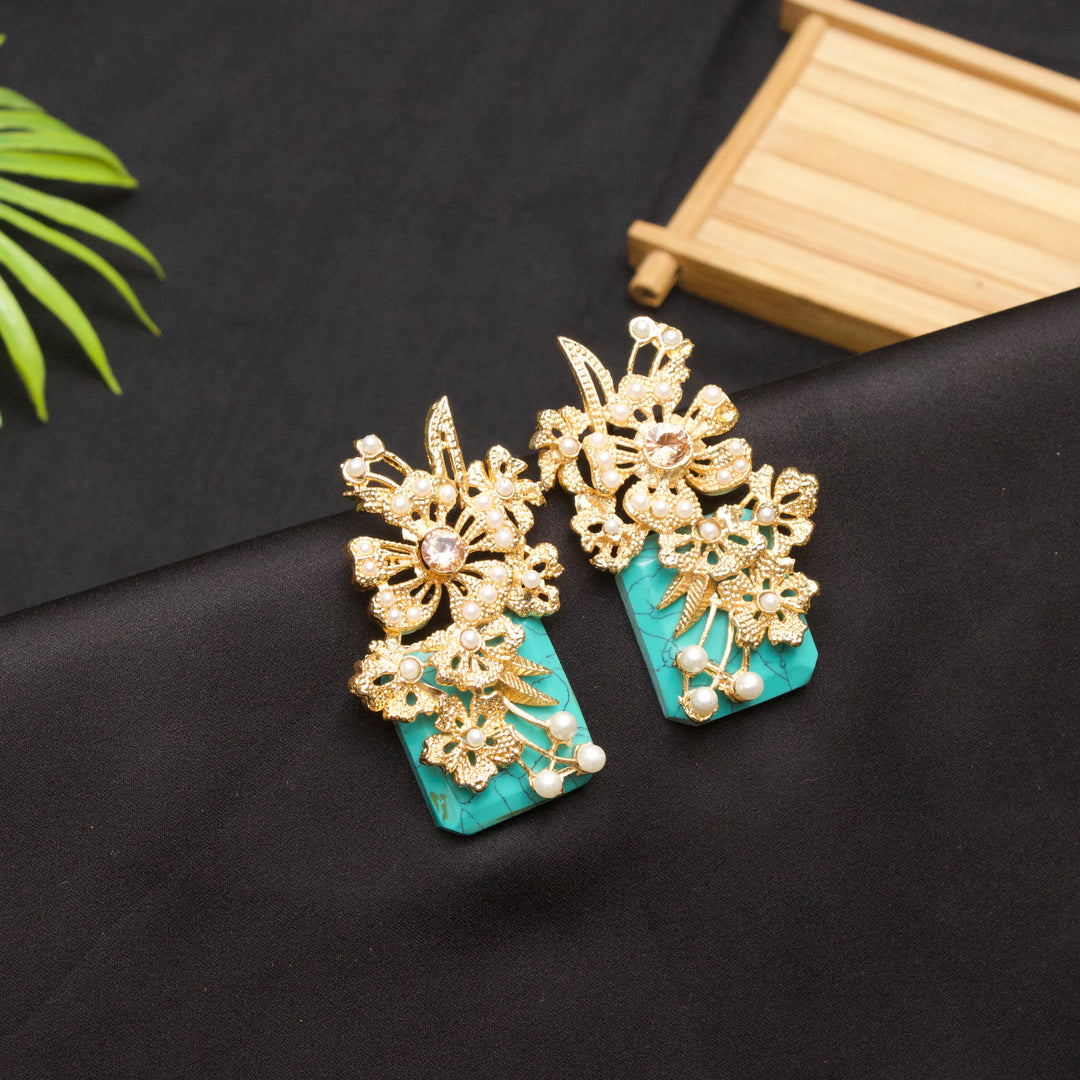 Golden Bloom Earrings