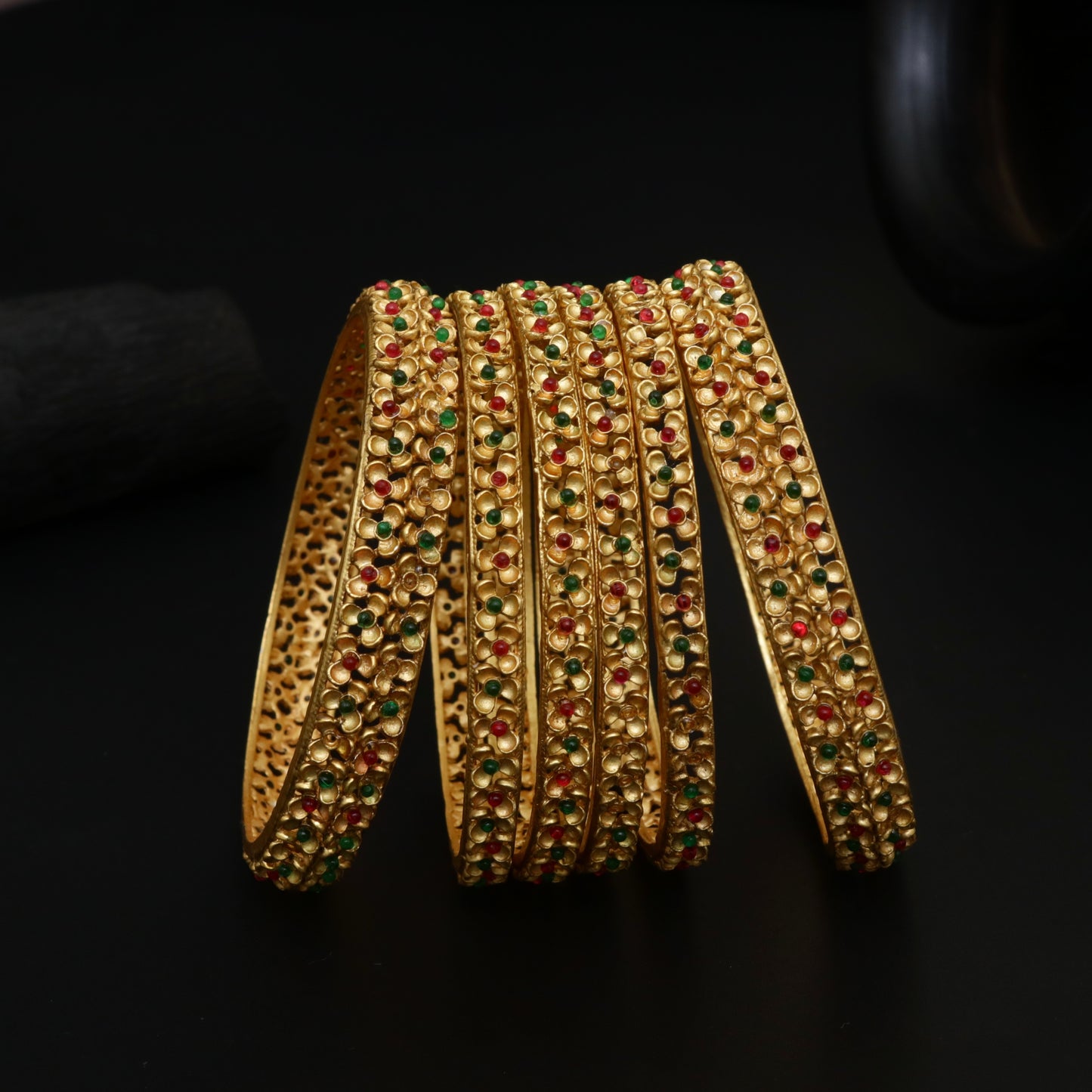 Antique Gold Plated Bangles