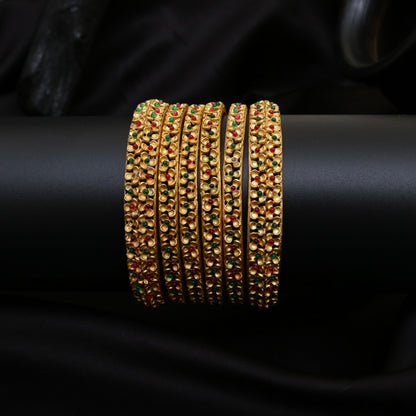 Antique Gold Plated Bangles