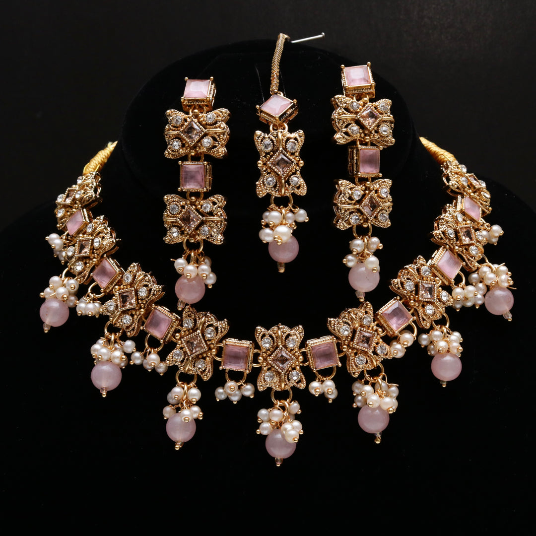 Gemstones Antique Necklace Set