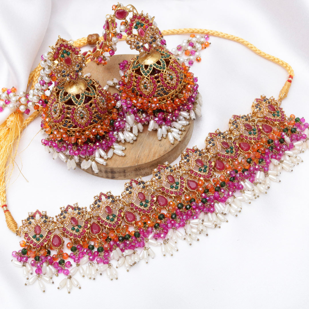 Gulnaar Sahara Choker Set