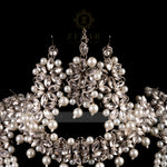Load image into Gallery viewer, Imperial Bridal Kundun Pearl Set Silver

