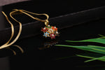 Load image into Gallery viewer, Zirconia Flower Pendant
