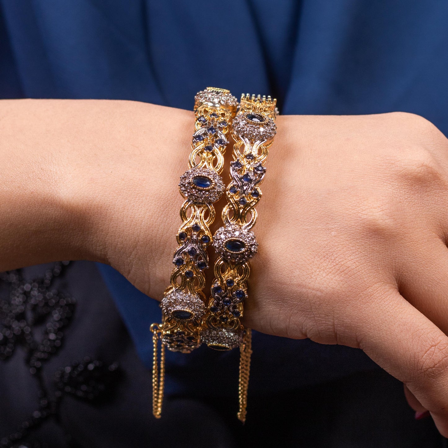 Eternal Aura Bangles Blue