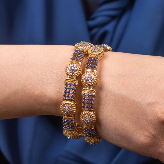 Stone Circle Bangle Blue