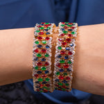 Load image into Gallery viewer, Zareen Heritage Bangles-Multicolor
