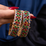 Load image into Gallery viewer, Zareen Heritage Bangles-Multicolor
