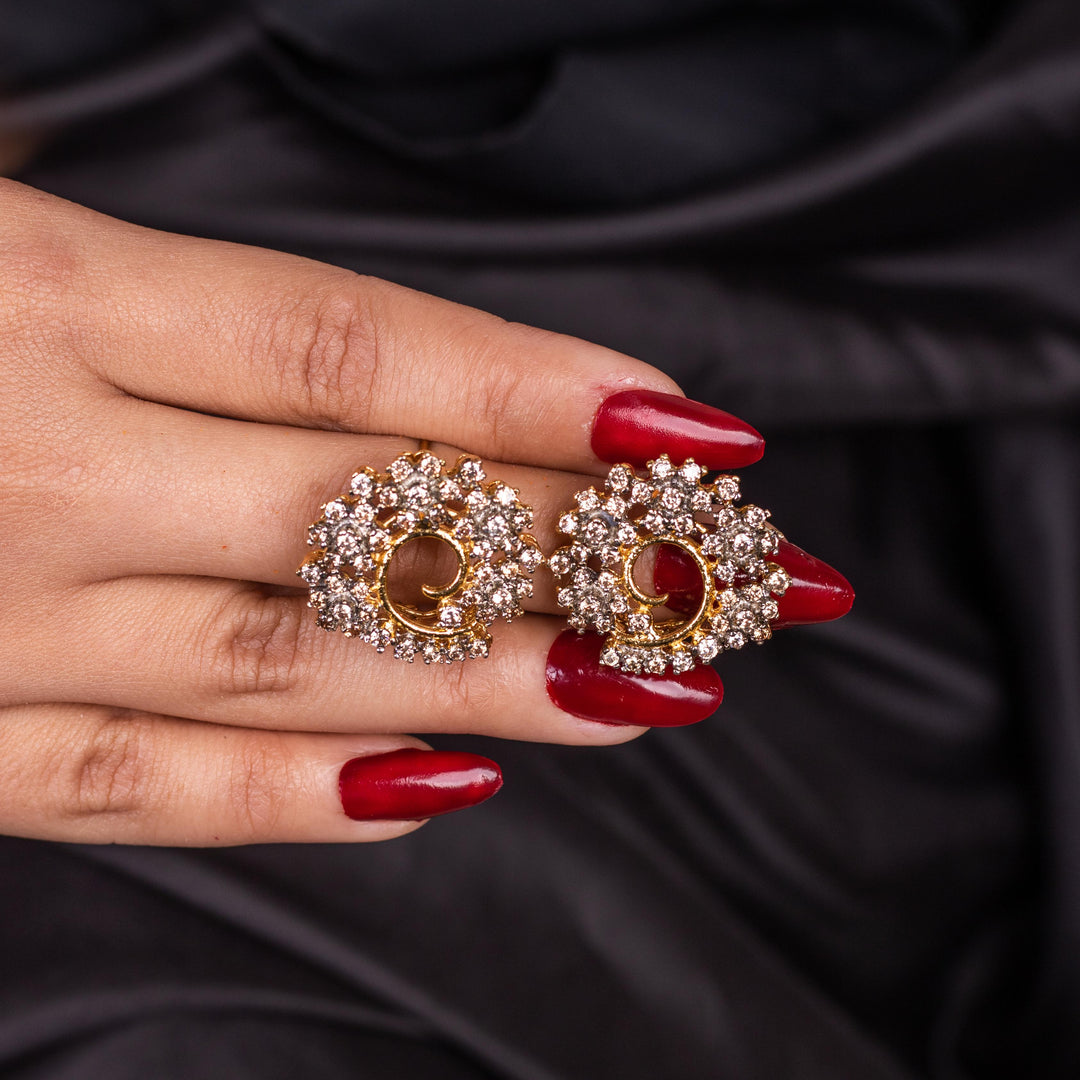Vibrant Swirl Studs