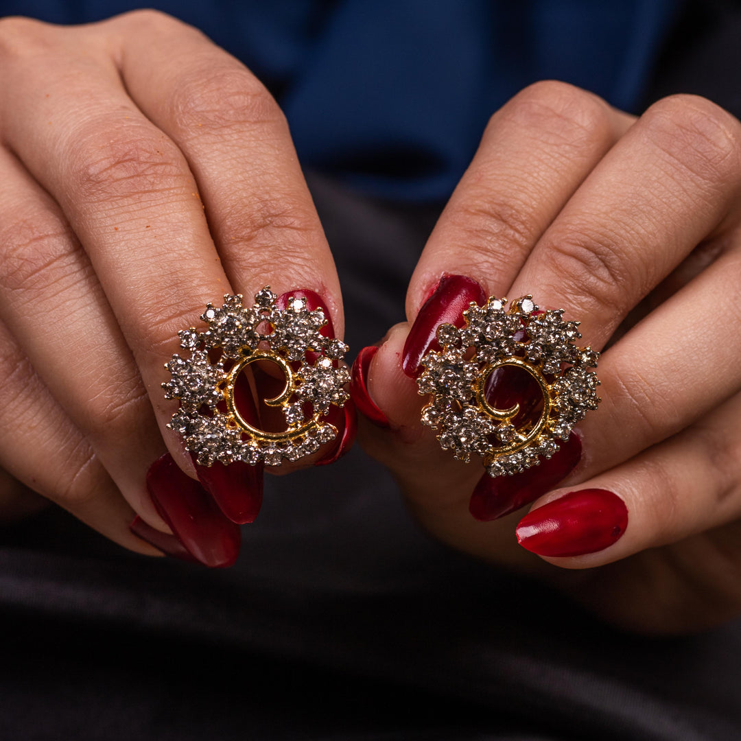 Vibrant Swirl Studs