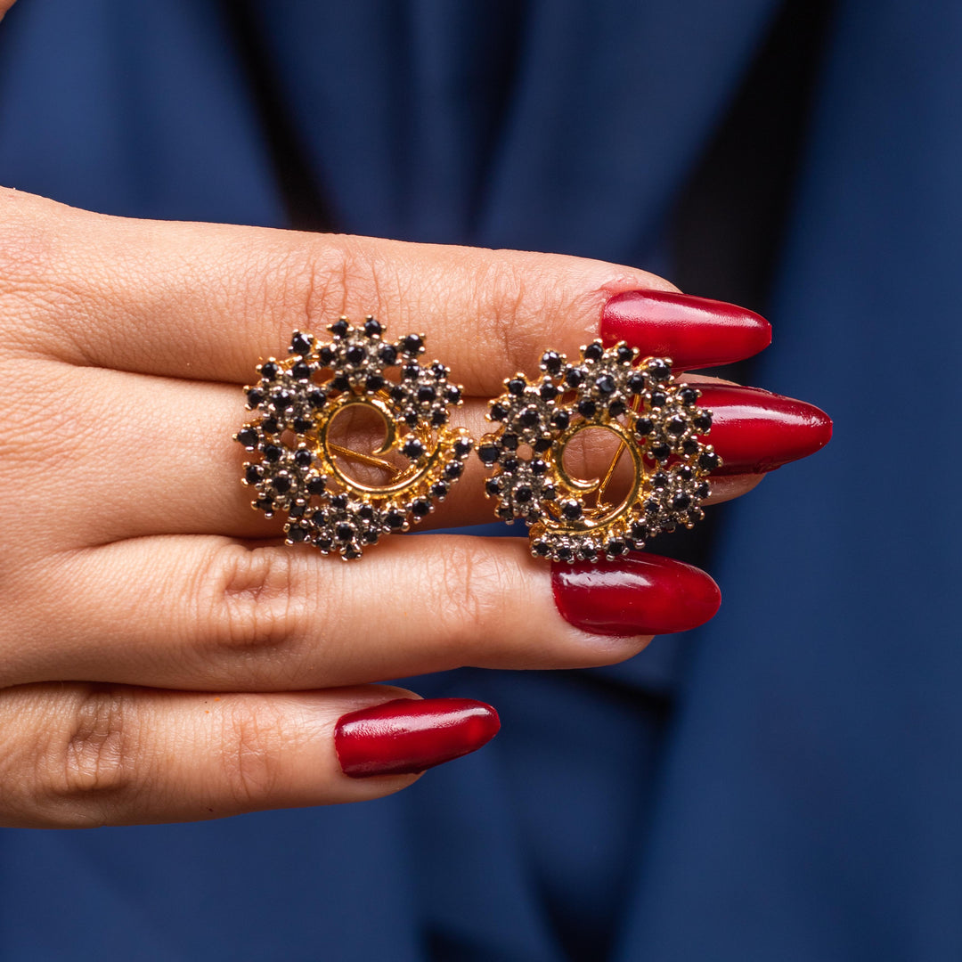 Vibrant Swirl Studs