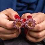 Load image into Gallery viewer, Vibrant Swirl Studs
